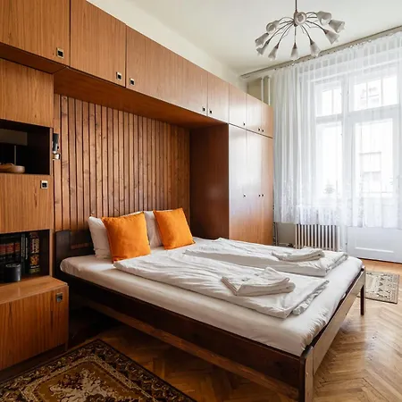 Apartmán Bpr W21 Retro With Balcony Budapešť